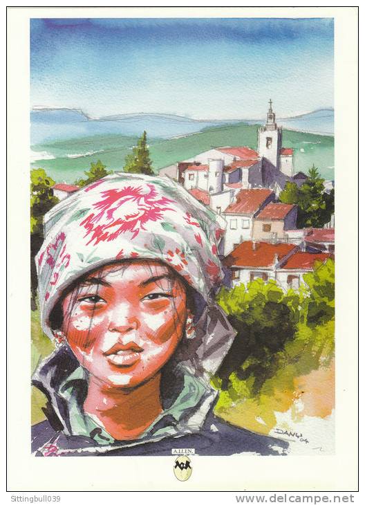 DANY. Pour Le Tibet. RARE Ex-libris édité Par ALIEN Pour Le 16e Festival BD De Solliès-Ville. 2004 - Illustratoren D - F