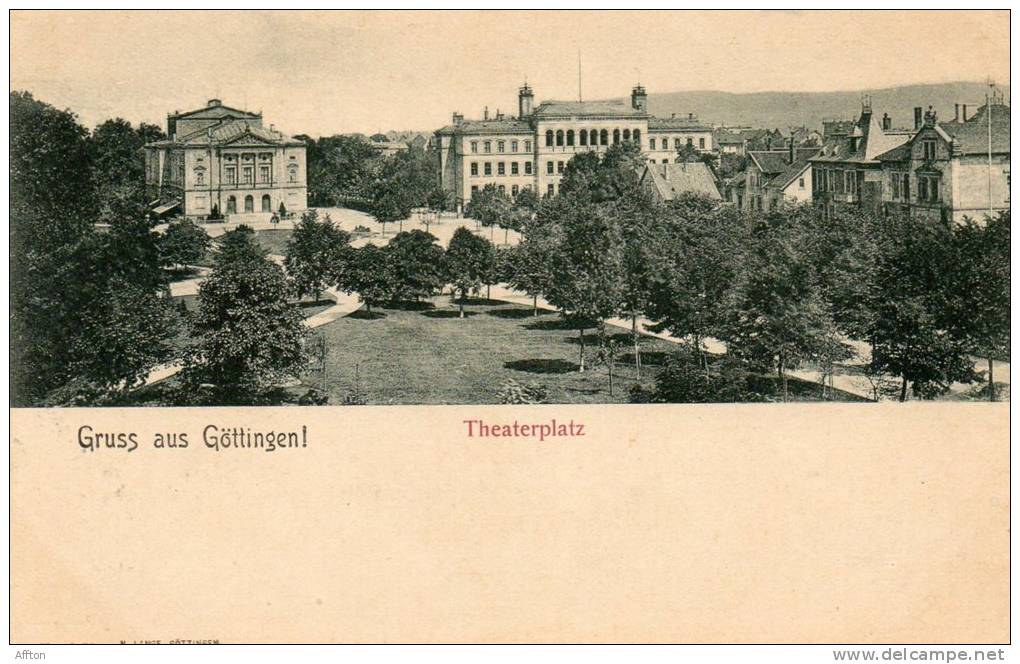 Gruss Aus Gottingen 1900 Postcard - Goettingen