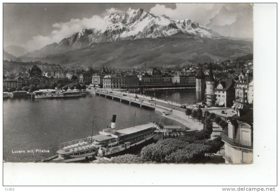 Luzern Mit Pilatus 1955 - Lucerne