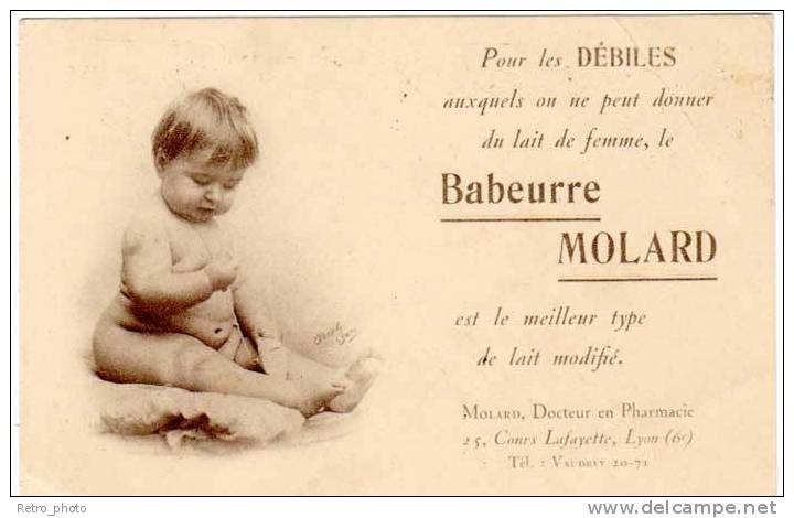 Cpa Pub : Babeurre Molard, Civrieux D'Azergues (Molard, Docteur En Pharmacie, Lyon) - Advertising
