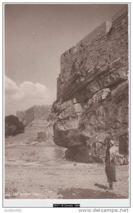 16371g BETHLEEM - The North Wall - Carte Photo - Israel