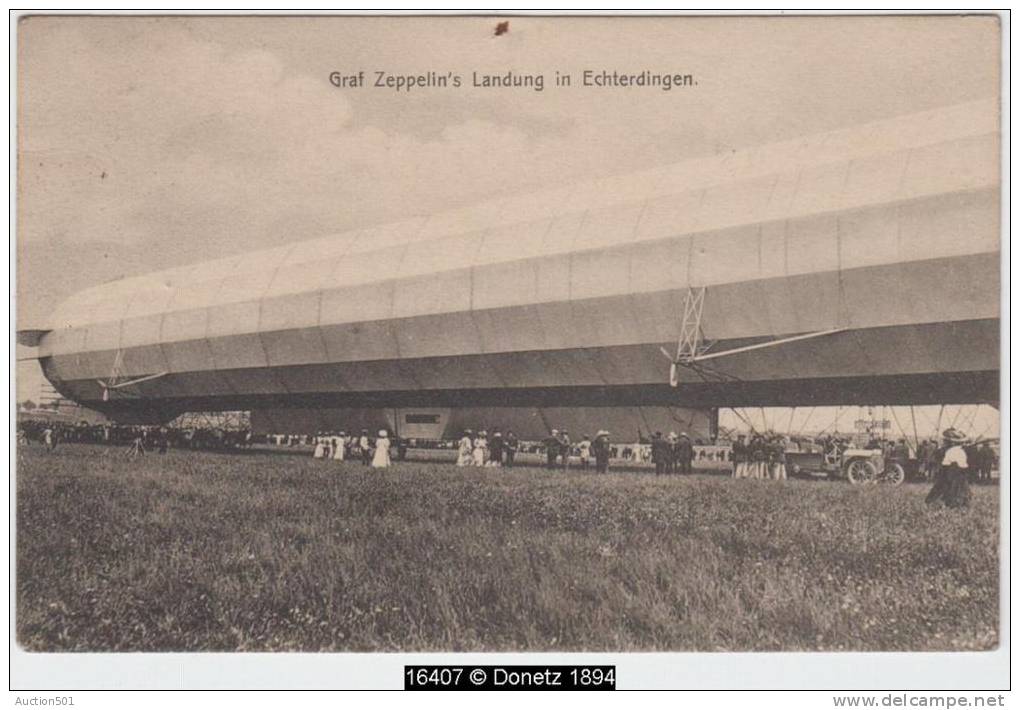 16407g Graf ZEPPELIN'S Landung In Echterdingen - Blankenberghe - 1909 - Blankenberge