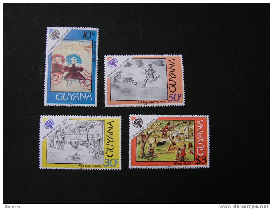 == Guyana UNO Lot 1979   Children  ** MNH - Guyana (1966-...)