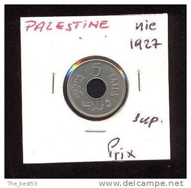 Palestine (Israël)  -  5 Mils -  1927  -  Cuivre Nickel  -    SUP - Israel