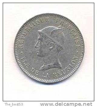 Réunion -  Bon Pour 1 Franc   -  1896 -  Cuivre Nickel  -   TTB+ - Reunion