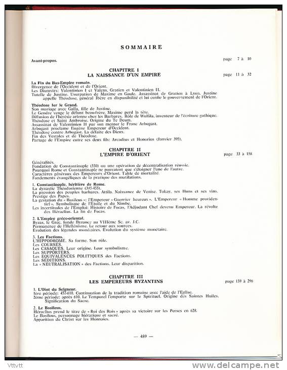 Rare : "Civilisation Et Monnaies Byzantines" (1974) De Guy Lacam, 503 Pages (27,5 Cm Sur 21,6 Cm), Comme Neuf... - Literatur & Software