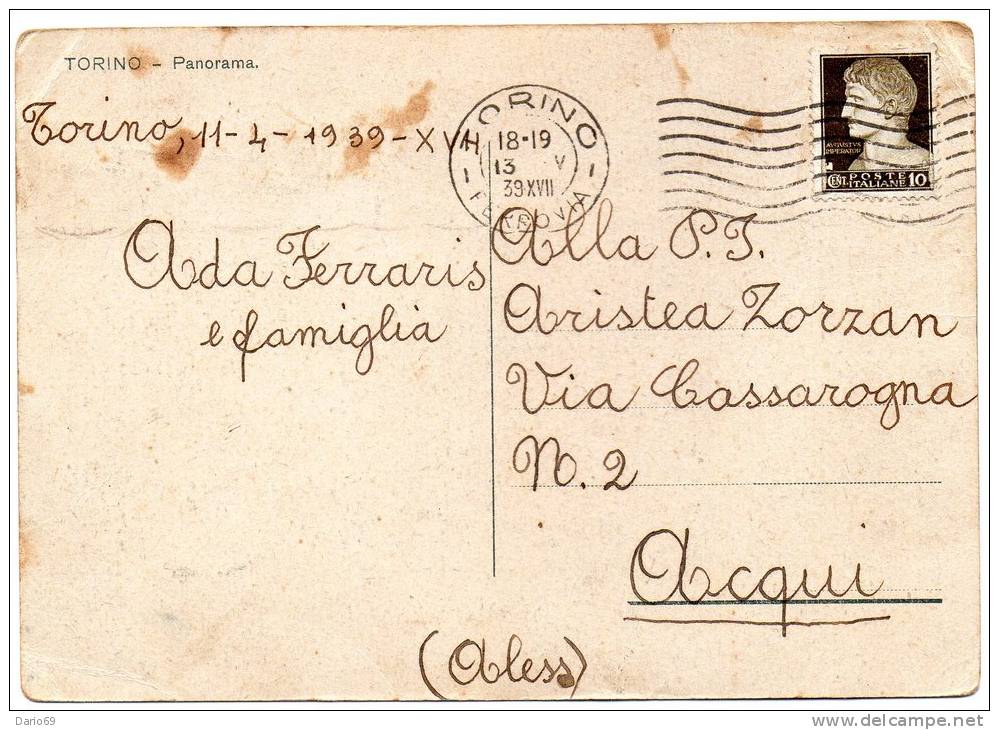 1939 - TORINO - PANORAMA - Multi-vues, Vues Panoramiques
