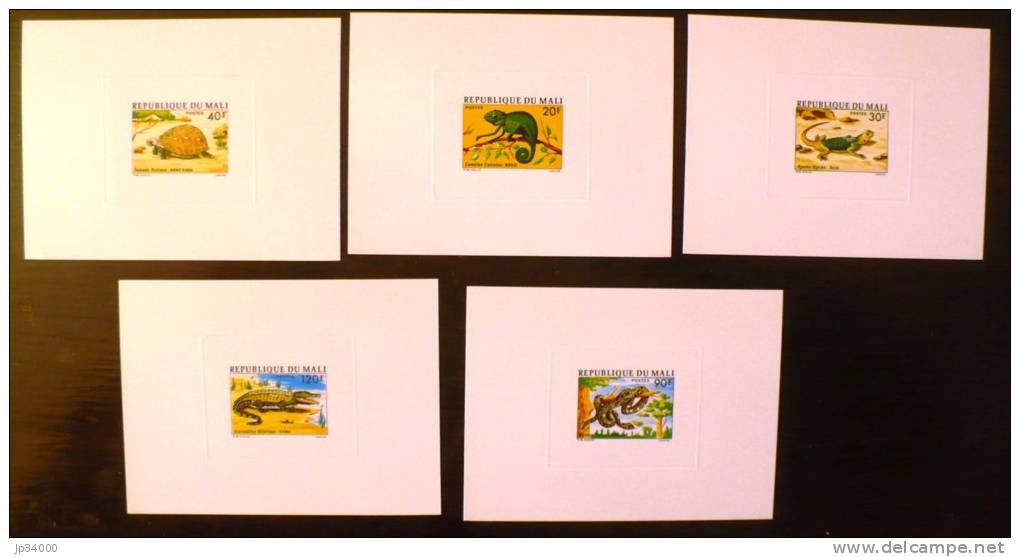 MALI, Reptiles, Tortue Turtle (Yvert N° 252/56) EPREUVE DE LUXE Neuf Sans Charniere. MNH SHEET OF LUXE - Autres & Non Classés