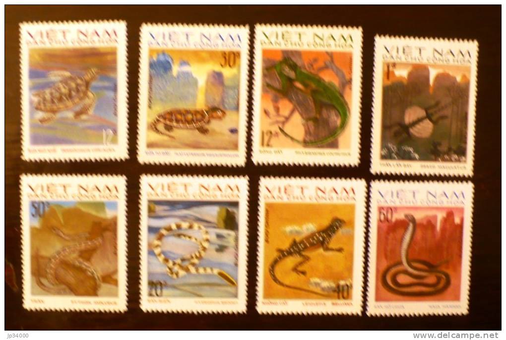 VIETNAM NORD Reptiles, Tortue Turtle (Yvert N° 875/82) Neuf Sans Charniere. MNH - Autres & Non Classés