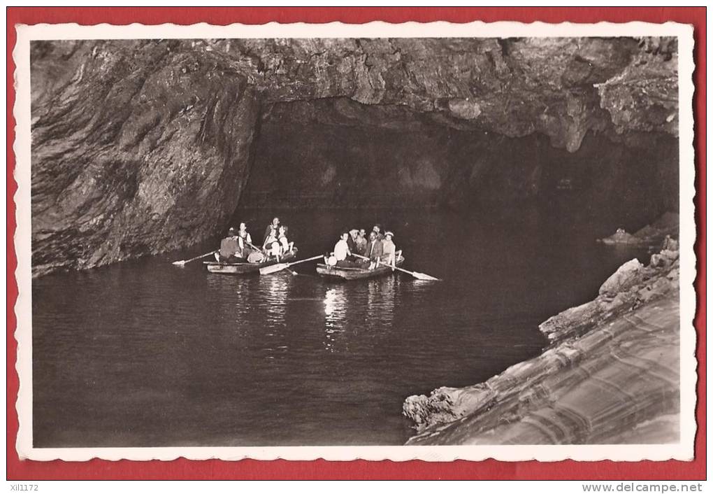 Y0002 Le Lac Souterrain De St. Léonard. Non Circulé. Debraine, 2 Barques. - Saint-Léonard