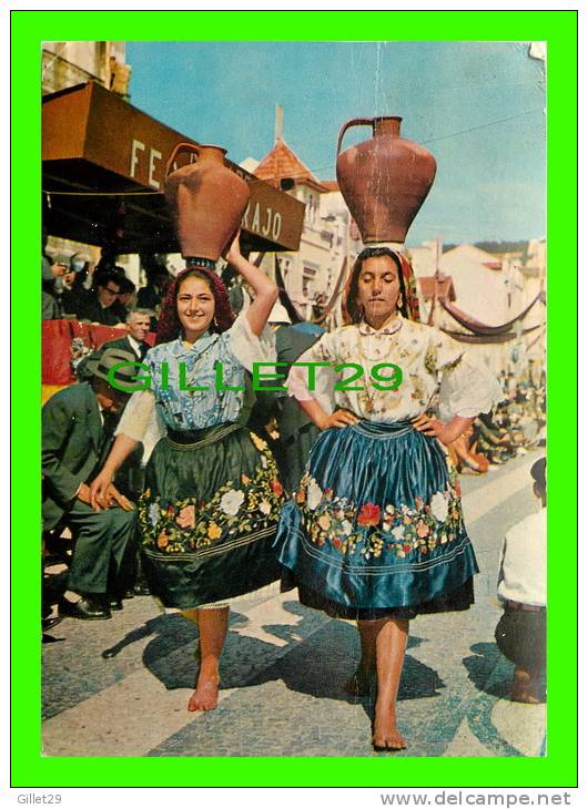 NAZARÉ, PORTUGAL - COSTUMES REGIONAIS - TRAVEL IN 1964 - CÔRES NATURAIS - - Leiria