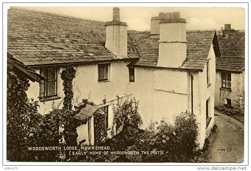 LAKE DISTRICT : HAWKSHEAD - WORDSWORTH LODGE - Hawkshead