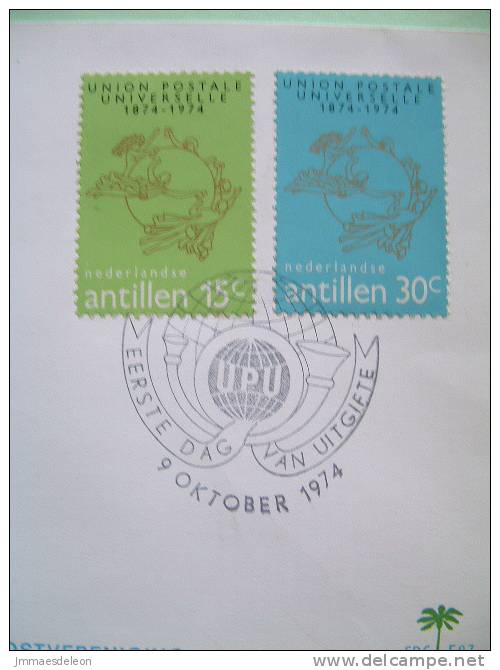 Netherlands Antilles 1974 FDC Cover - UPU - Universal Postal Union - Antillen