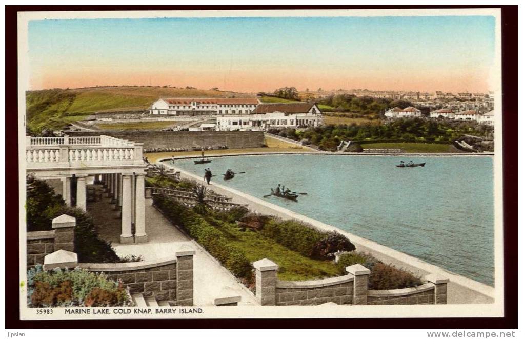 Cpa  Du Pays De Galles  Barry Island  Marine  Lake , Cold Knap      SAB22 - Glamorgan