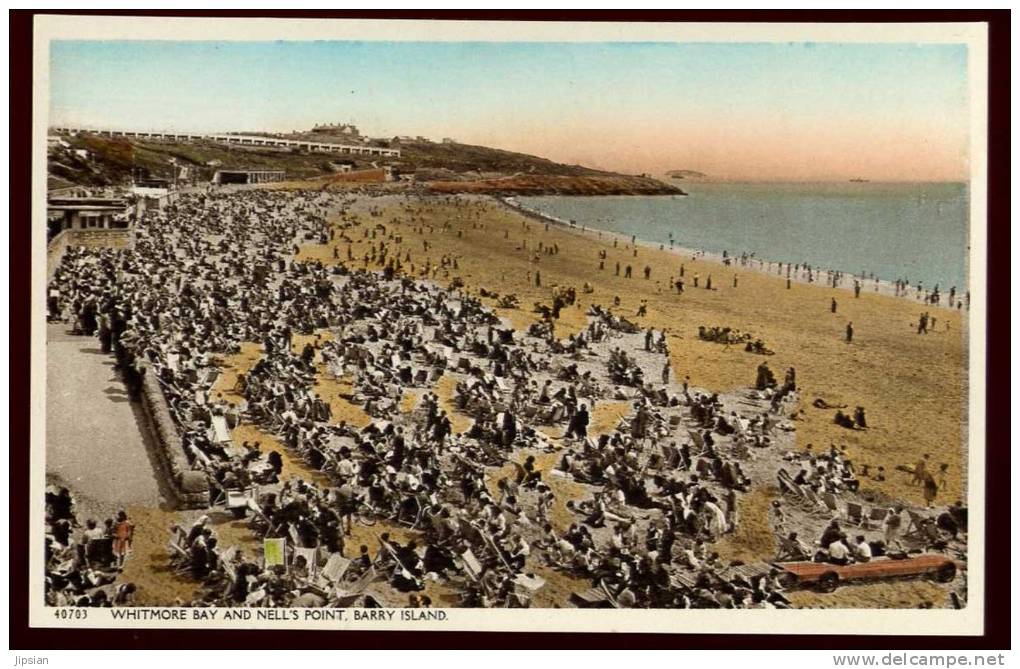 Cpa  Du Pays De Galles  Barry Island  Whitmore  Bay  And Nell's Point      SAB22 - Glamorgan