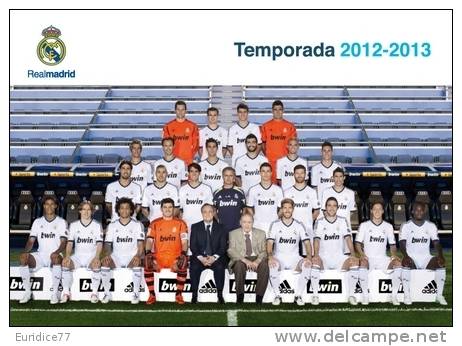 Real Madrid Postcard Collector - Official Postcard Size:15x10 Cm. Aprox. - Afiches