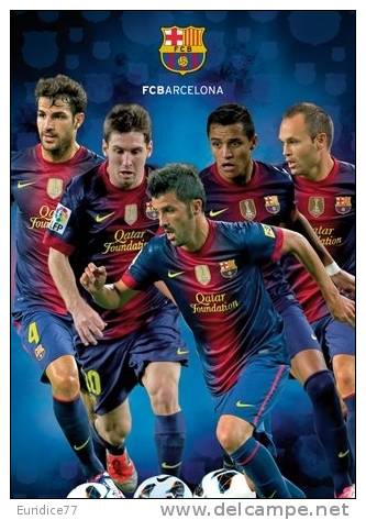 F.C.Barcelona Super Postcard Collector - Super Postcard Grand Format  A4 Size:22x30 Cm. Aprox. - Posters