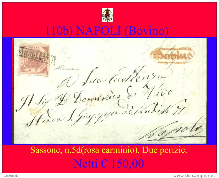 Bovino-00110b - Piego (senza Testo) Del 19 Maggio 1858 - - Neapel