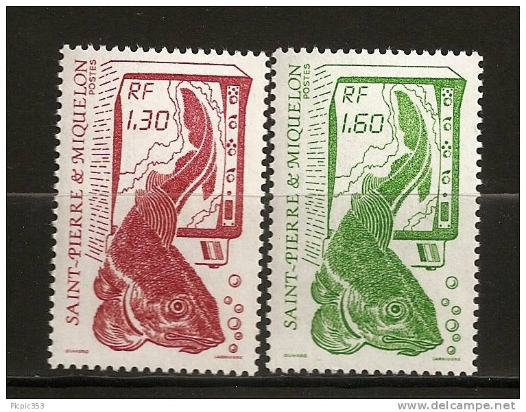 SPM - Saint Pierre Et Miquelon 490 & 491 ** Neuf Sans Charnière - Unused Stamps