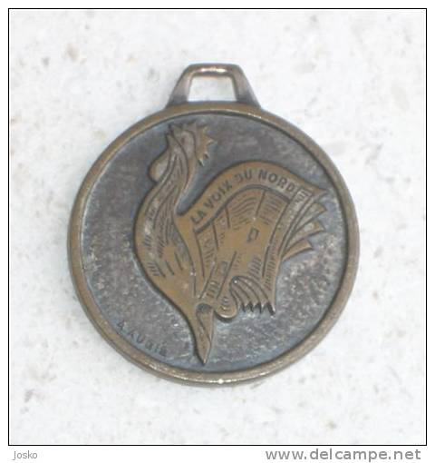 LA VOIX DU NORD ( A. Augis ) - France Vintage Medaille * French Vintage Medal - Medaglia - Professionals / Firms