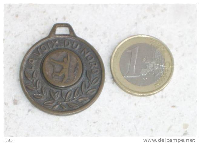 LA VOIX DU NORD ( A. Augis ) - France Vintage Medaille * French Vintage Medal - Medaglia - Professionals/Firms