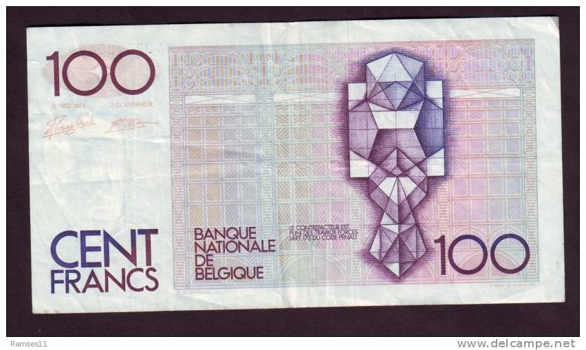 BELGIEN - BELGIUM - 100 Francs 1982-94 - SCWPM- P-142a - 100 Frank