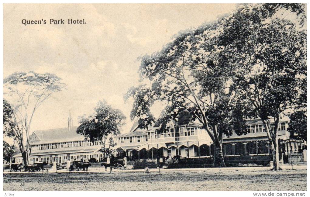 Queens Park Hotel Port Of Spain Trinidad 1905 Postcard - Trinidad