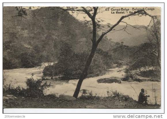 Belgisch Congo Belge CP Vue 63 Entier 10 C  C.Boma 1914  AP297 - Enteros Postales