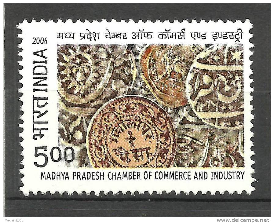 INDIA, 2006, 100 Years Of Madhya Pradesh Chamber Of Commerce And Industry, Gwalior,   MNH, (**) - Neufs