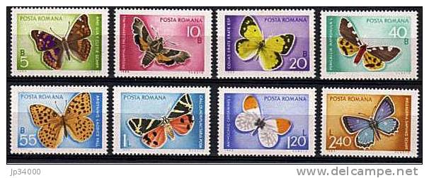 ROUMANIE Papillons  (Yvert N° 2468/75) Neuf Sans Charniere **. MNH - Papillons