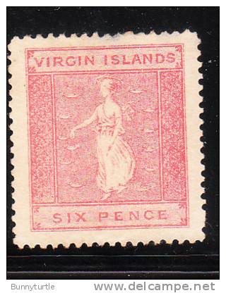 Virgin Island 1867-70 Virgin &amp; Lamps Mint - Iles Vièrges Britanniques