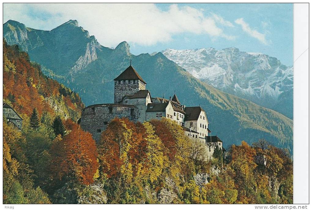 Liechtenstein   Vaduz  Castle - Chateau - Schloss  A-485 - Liechtenstein