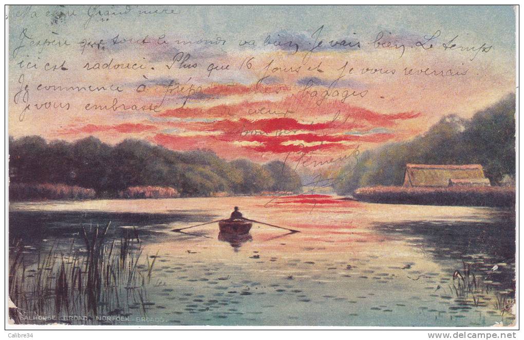 SALHOUSE BROAD NORFOLK BROADS (1904- Raphael TUCK Oilette N° 6486 ) - Sonstige & Ohne Zuordnung