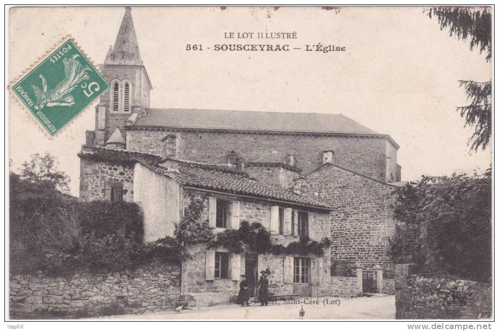 Le Lot Illustré - Sousceyrac - L'église - Sousceyrac