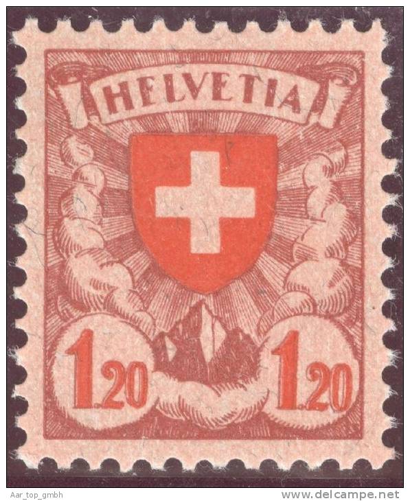 Schweiz 1924 Zu#164.2.01b Abart HFLVETIA ** Postfrisch - Nuovi