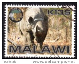 Malawi - 2011 Big Five K135 Rhino (o) - Rhinoceros