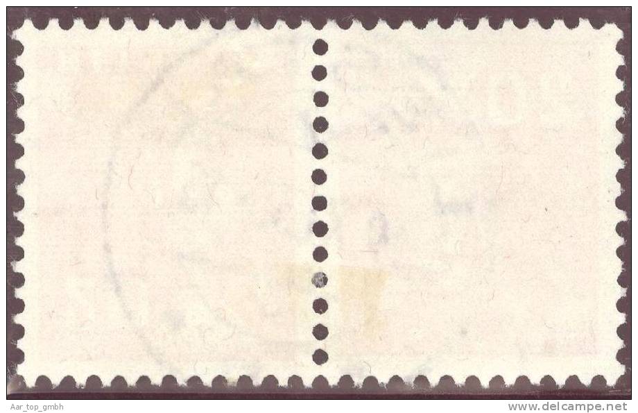 Schweiz Kehrdruck 1935-11-19 Liestal Vollstempel Auf Zu#K31 - Tete Beche