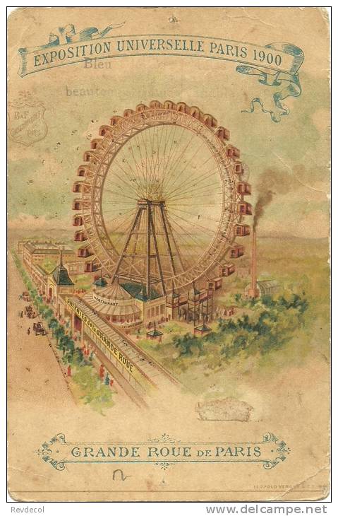 PARIS 15 - Carte "climat" Grande Roue Exposition Universelle De 1900 - Arrondissement: 16