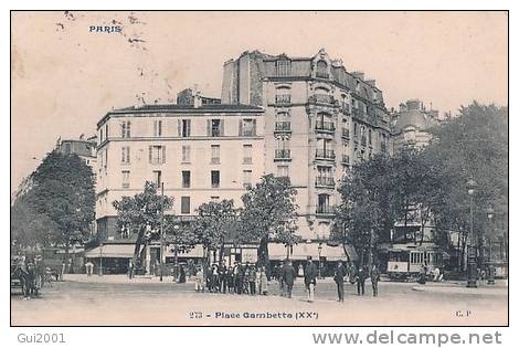 PLACE GAMBETTA - Arrondissement: 20