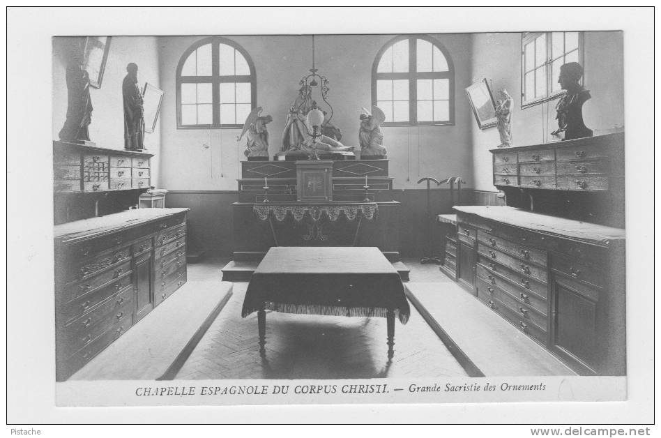 Carte Photo - 75 Paris - Chapelle Espagnole Corpus Christi - Grande Sacristie Des Ornements - État TB - District 16