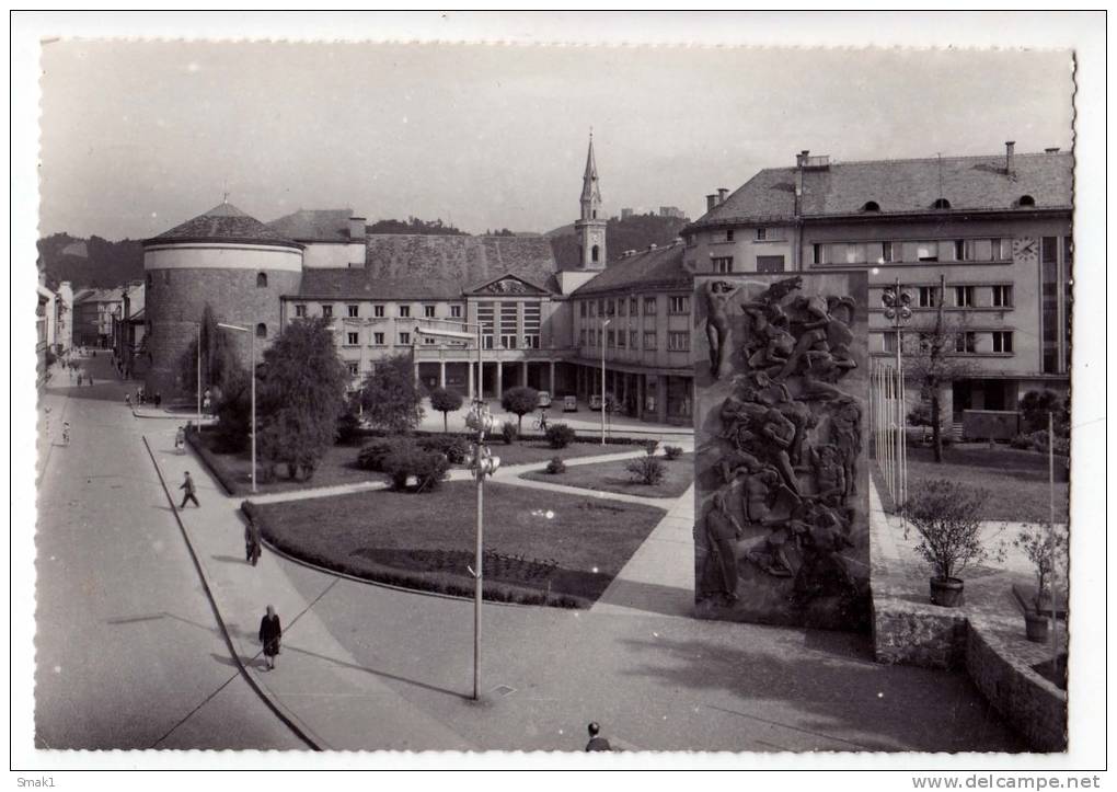 EUROPE SLOVENIA CELJE THE MONUMENT BIG POSTCARD 1963. - Slovenia