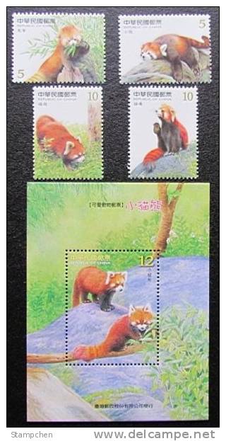 2007 Cute Animal - Lesser Panda Stamps & S/s Fauna  Bamboo Bear WWF - Other & Unclassified