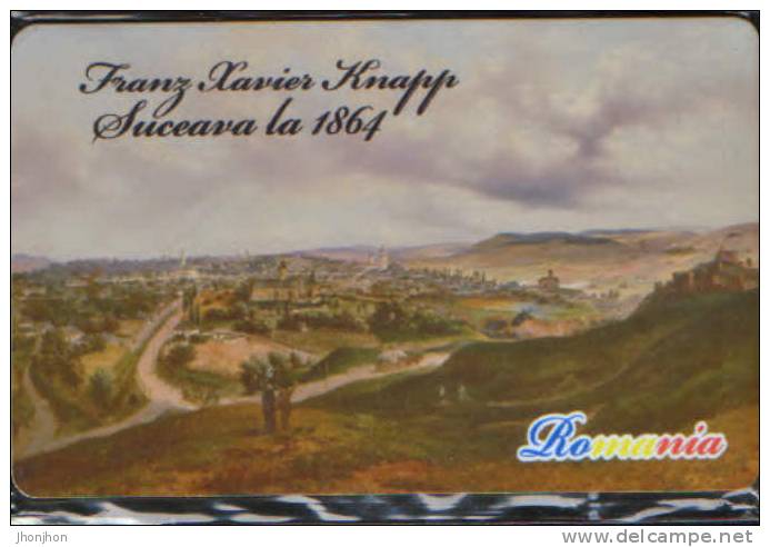 Romania-City Of Suceava In 1864-(magnet)-lithography Enamelled After F.X.Knapp-unused,2/scans - Pubblicitari