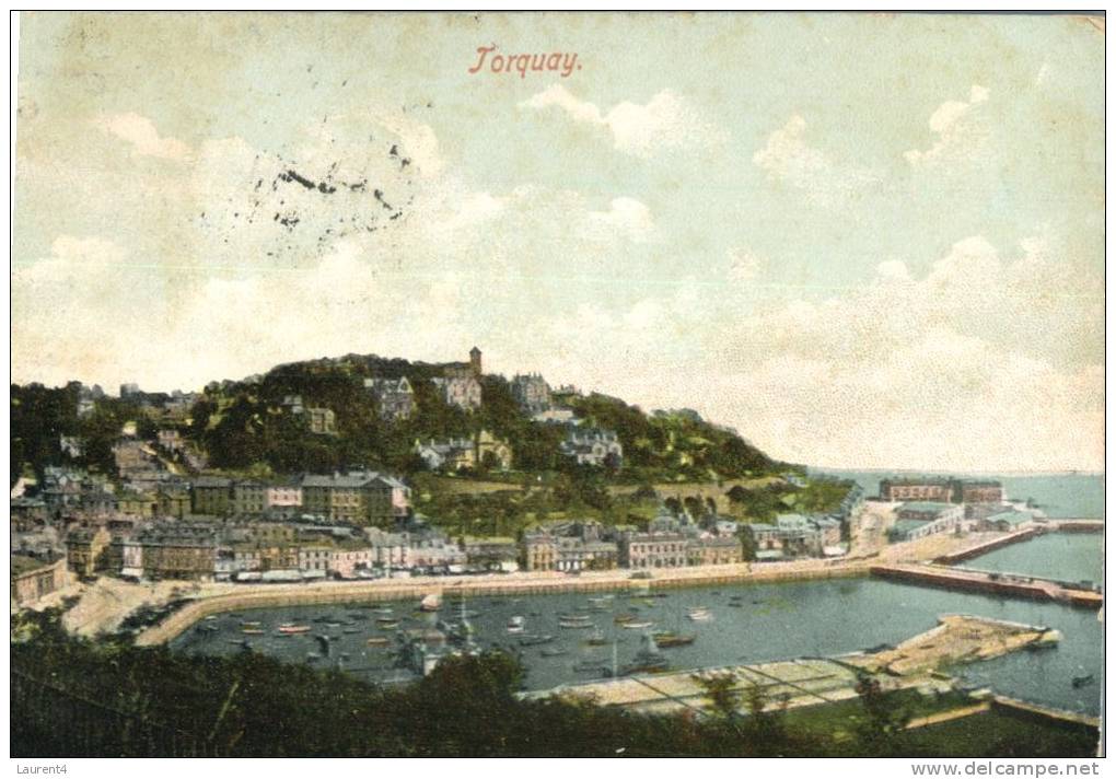 (880) Very OLD UK Postcard  - Carte Tres Ancienne Angleterre - Torquay - Torquay