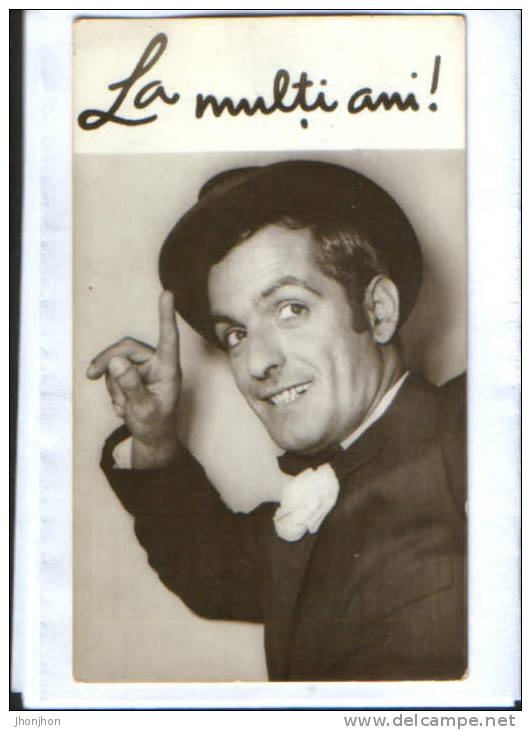 Romania-1972 Greeting Card Calendar With Romanian Comedy Actor Stefan Banica Film-2/scans - Small : 1971-80