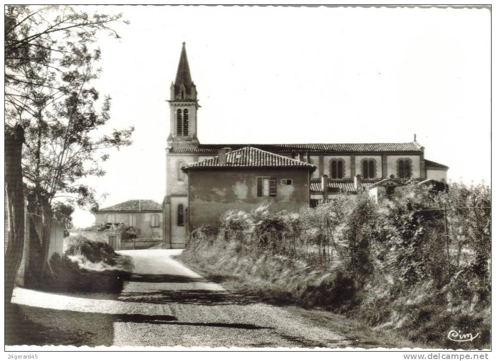 CPSM SAINT ETIENNE DE TULMONT (Tarn Et Garonne) - L'église - Saint Etienne De Tulmont
