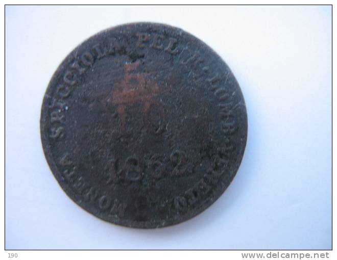 5/10 SOLDO 1862 A LOMBARDY-VENETIA (AUSTRIA) - Other & Unclassified