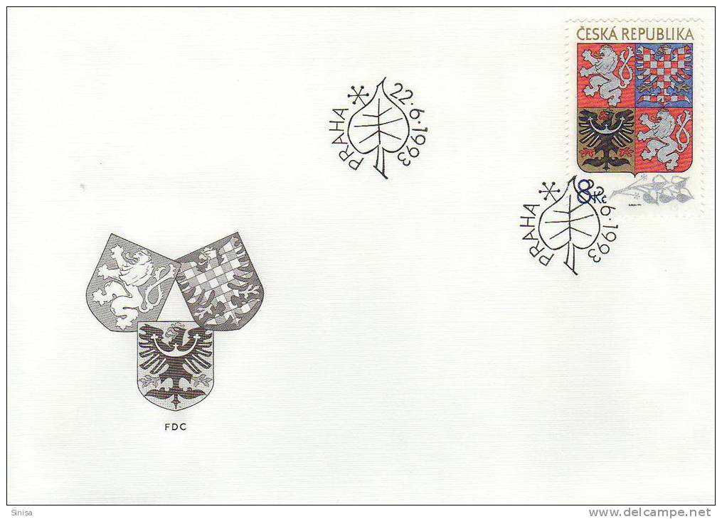 Czech Republic / FDC / Foundation Of Czech Republic - Storia Postale