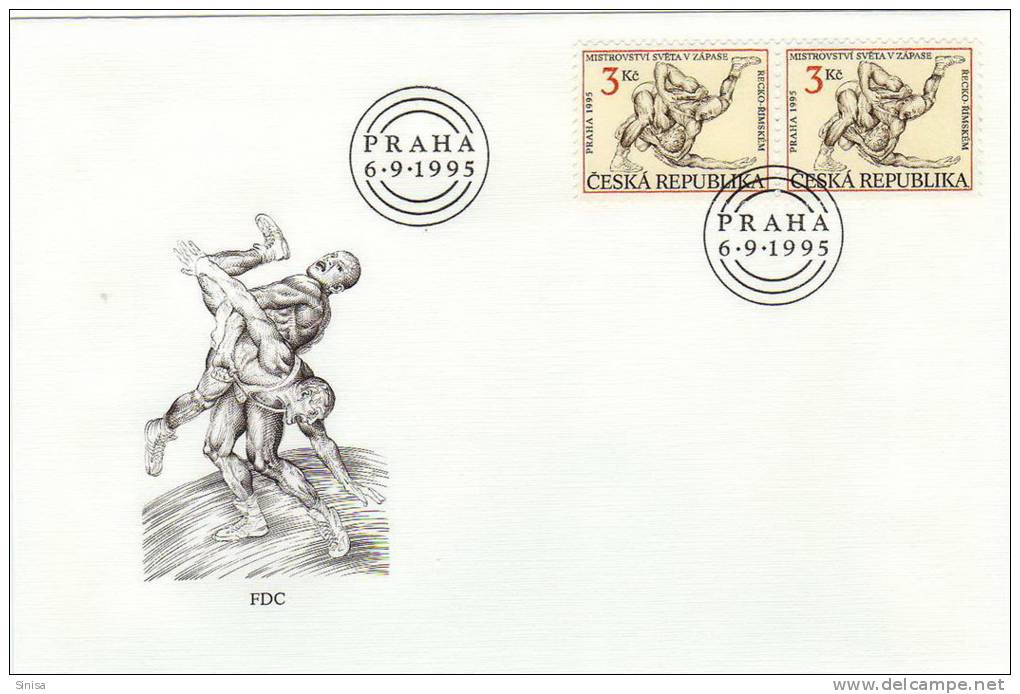 Czech Republic / FDC / Sport / Wrestling / Greek - Roman Style - Storia Postale