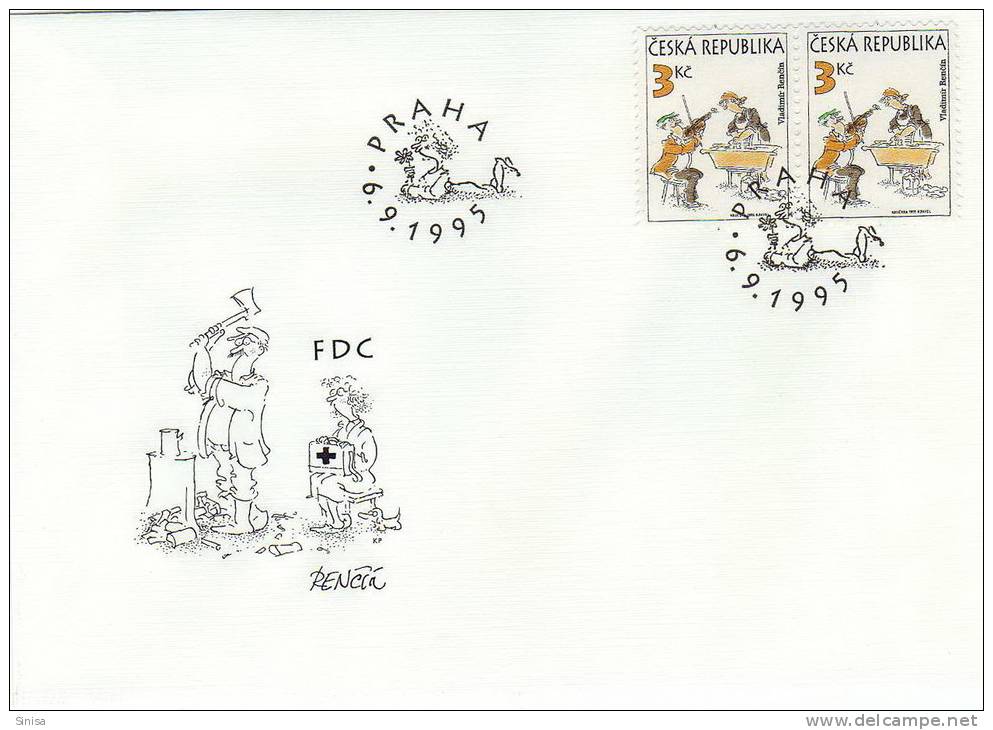 Czech Republic / FDC / Humor - Covers & Documents